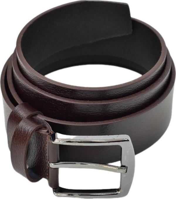 Erkek Kahverengi Hakiki Deri Kemer Jeans İçin DYN12530-2 - Image 1