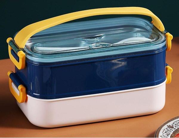 Vagonlife 1400 Ml Lacivert Paslanmaz Çelik Yemek Kabı - Beslenme Kabı Lacivert - Image 1