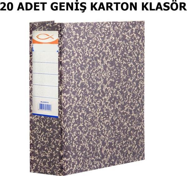 Elba 20 Adet Geniş Karton Klasör Dosya Arşiv Klasörü Telgraf Klasör 1 - Image 1