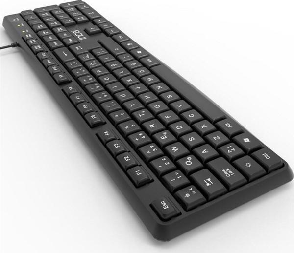 Inca Ik-275Qu Multimedya Soft Touch Black Keyboard Gümüş - Siyah - Image 1