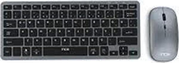 Inca Ibk-572Bt Blut. 2.4G Smart Keyboard Mouse Set Gümüş - Siyah - Image 1