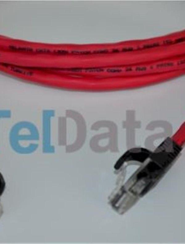 Teldata Tld-300K Cat6 3Mt Kırmızı Utp Patch Kablo  - Image 1
