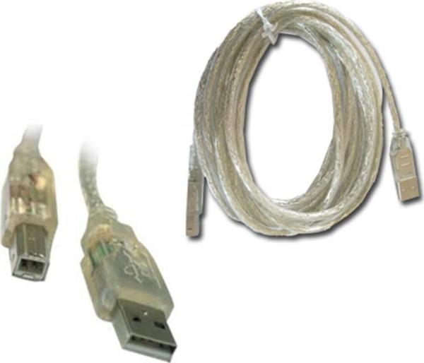Elba S-Link Sl-U2003 3Mt 2.0 Usb Şeffaf Yazıcı Kablosu SİYAH - Image 1