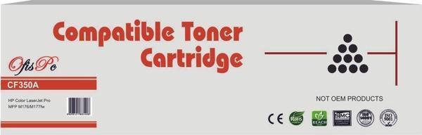 Ofispc Cf350A-Ce310A Siyah 1.300 Sayfa Çipli 130A-126A Universal Muadil Toner Karışık - Image 1