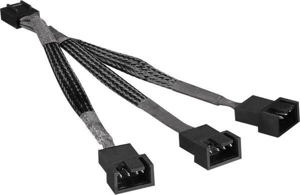 Elba S-Link Slx-F301 3To1 3*Male 4Pin+1*Female 4Pin 10C SİYAH - Image 1