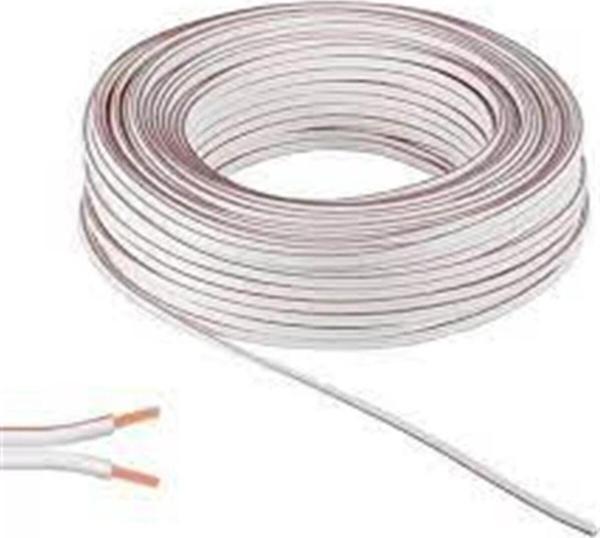 Onli 2X0,75Mm Şeffaf Cca 100 Metre Hoparlör Kablosu Siyah - Image 1