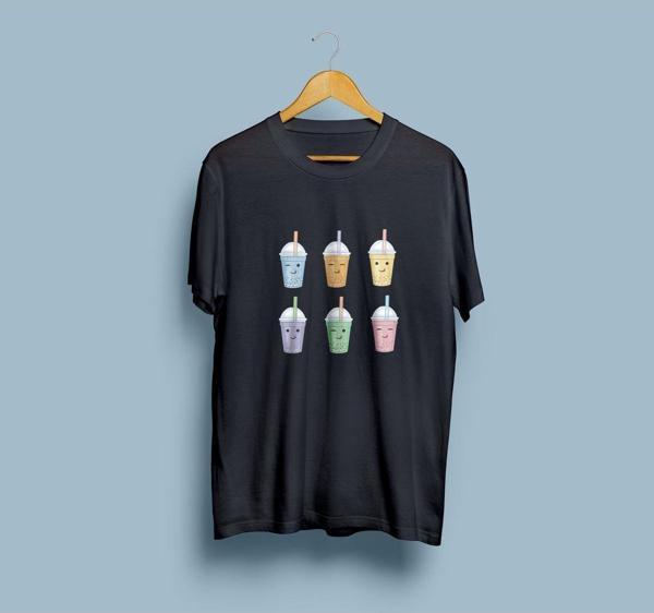 Oversize Milkshake / Frozen Tasarım unisex T-shirt - Image 1