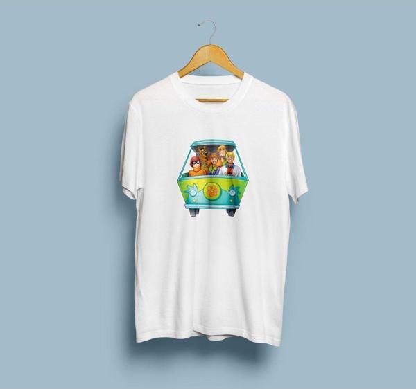 Oversize Scooby Doo tasarım unisex T-shirt - Image 1