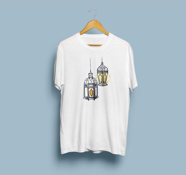 Oversize Ramazan ve Kurban Bayramı 2. Tasarım unisex T-shirt - Image 1