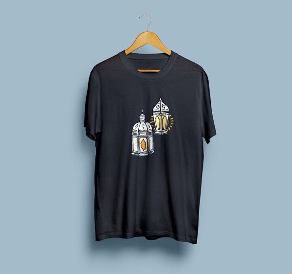 Oversize Ramazan ve Kurban Bayramı 2. Tasarım unisex T-shirt - Image 1