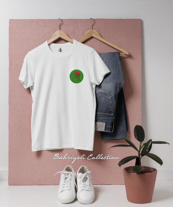 Oversize PEPE Coin Cep Tasarımlı Unisex T-Shirt - Image 1