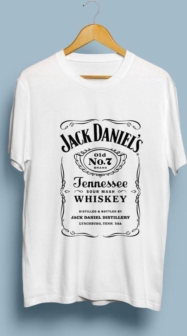 Oversize Jack Daniels Whiskey / Viski tasarım unisex T-shirt - Image 1