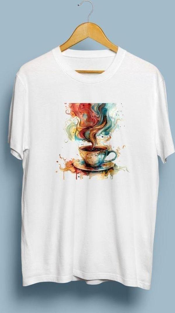 Oversize Rainbow Kahve Tasarım unisex T-shirt - Image 1