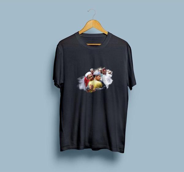 Oversize İslam dini / Kardeşlik / Bayramlaşma Tasarım unisex T-shirt - Image 1