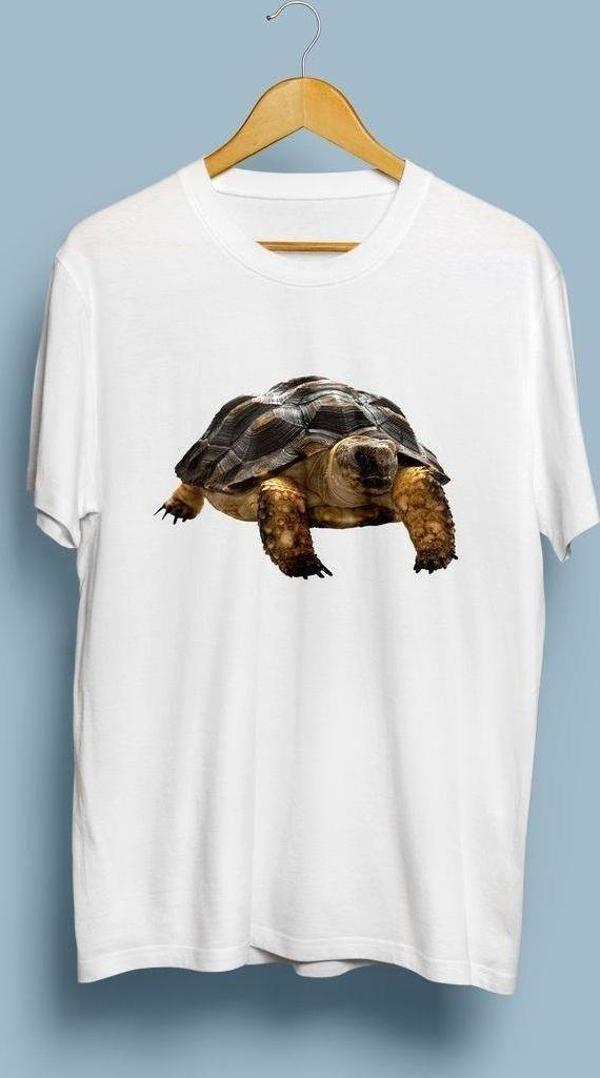 Oversize Kaplumbağa Tasarım unisex T-shirt - Image 1