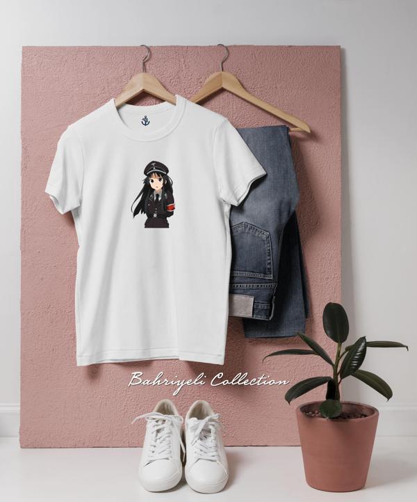 Oversize Nazism Anime Nazi Tasarımlı Unisex T-Shirt - Image 1