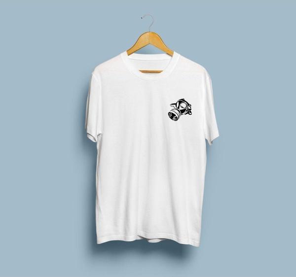 Oversize Gaz maskesi / Nükleer maske tasarım unisex T-shirt - Image 1