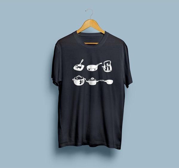 Oversize Mutfak / Yemek pişirme / Aşçı tasarım unisex T-shirt - Image 1