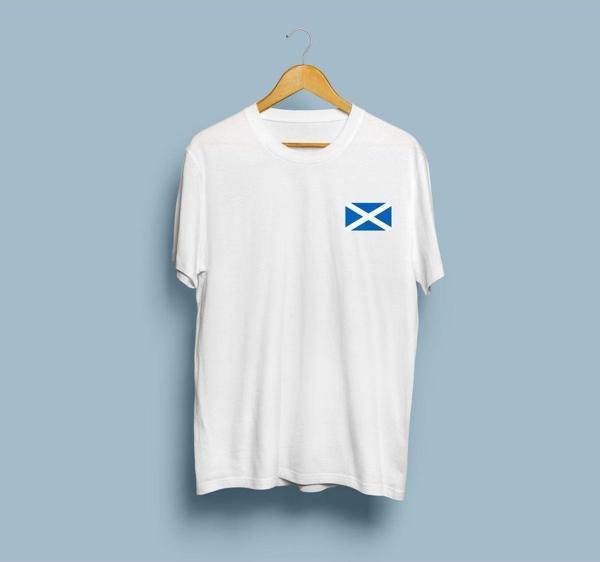 Oversize İskoçya / Scotland Cep tasarım unisex T-shirt - Image 1