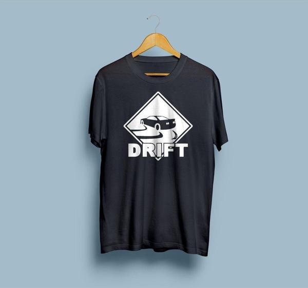 Oversize Drift tasarımlı unisex T-shirt - Image 1