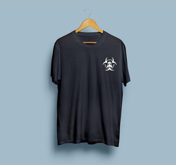 Oversize Biohazard Gaz Maskesi tasarım unisex T-shirt - Image 1