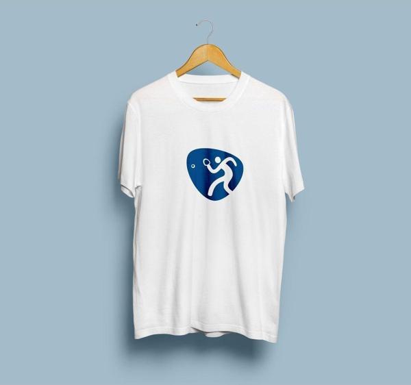 Oversize Olimpiyat Oyunları Masa Tenisi logolu unisex T-shirt - Image 1