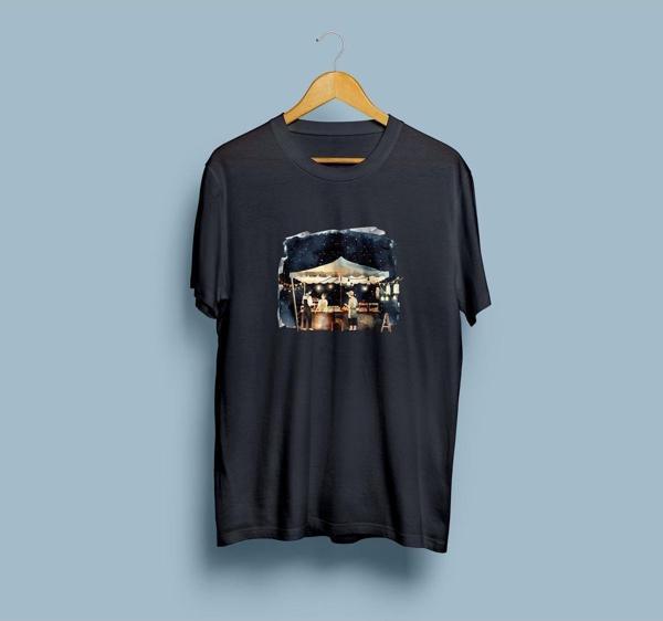 Oversize Esnaf / Çadır ve Alışveriş tasarım unisex T-shirt - Image 1