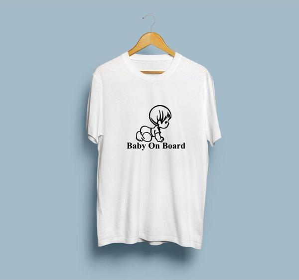 Oversize Baby on Board / Arabada Bebek var Tasarım unisex T-shirt - Image 1