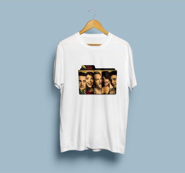 Oversize How I Met Your Mother Karakterleri Unisex t-shirt - Image 1