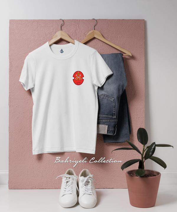Oversize İran İslam Cumhuriyeti Ordu Havacılık Cep Tasarımlı Unisex T-Shirt - Image 1