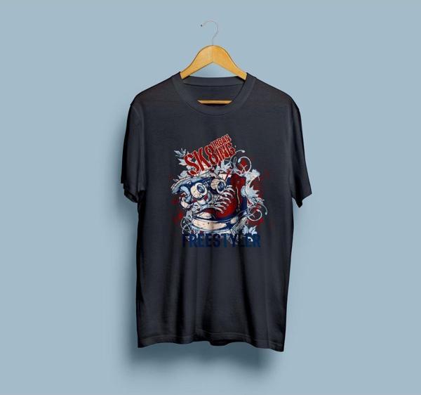 Oversize Freestyler Tasarım Unisex T-shirt - Image 1