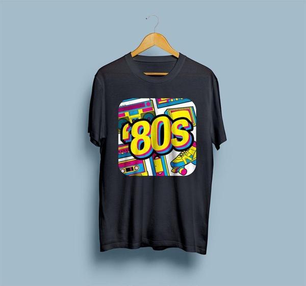 Oversize '80s / Seksenler Tasarım Unisex T-shirt - Image 1