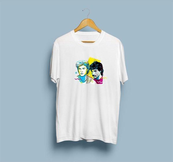 Oversize Hall & Oates Tasarım Unisex T-shirt - Image 1