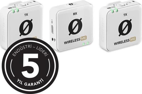 Wireless ME Dual: Beyaz | İki Vericili Kompakt Telsiz Mikrofon Sistemi - Image 1