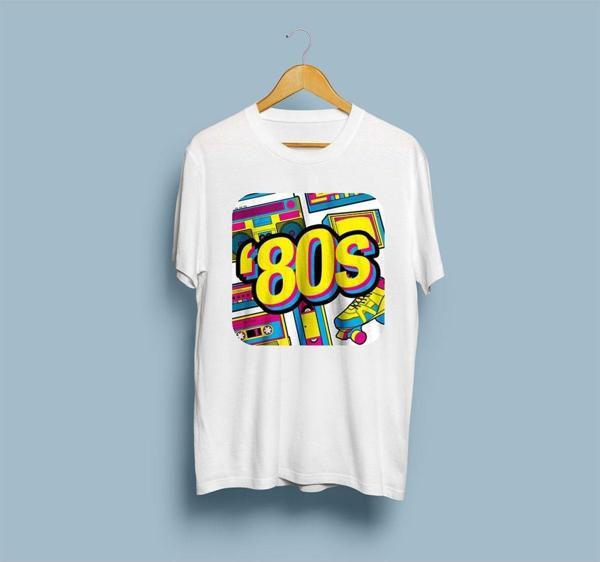 Oversize '80s / Seksenler Tasarım Unisex T-shirt - Image 1