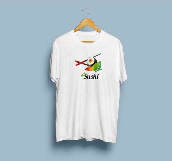 Oversize Sushi Tasarım Unisex T-shirt - Image 1