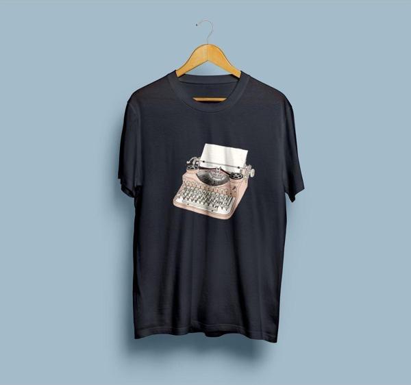 Oversize Daktilo Tasarım Unisex T-shirt - Image 1