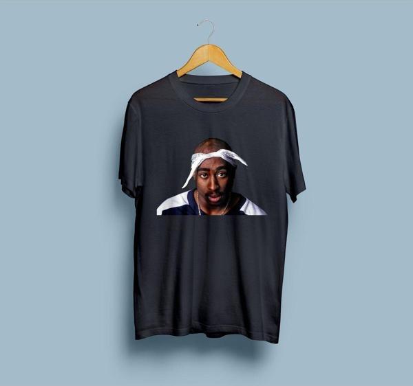 Oversize Tupac Shakur Tasarım Unisex T-shirt - Image 1