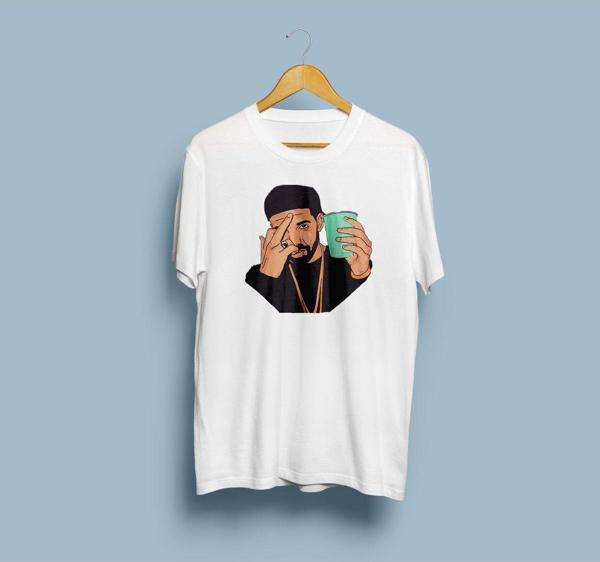 Oversize Drake Tasarım Unisex T-shirt - Image 1