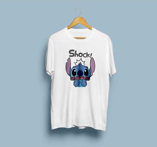 Oversize Stitch Shock / Şaşkın Stiç Tasarım Unisex T-shirt - Image 1