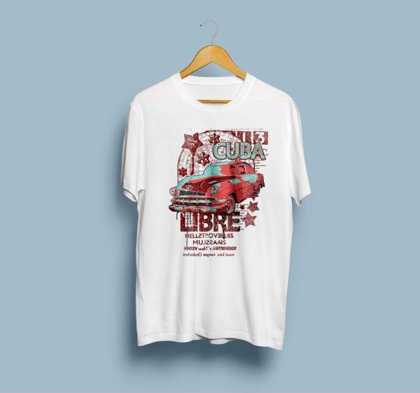 Oversize Cuba Libre Tasarım Unisex T-shirt - Image 1