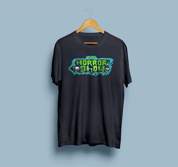 Oversize The Horror Show Tasarım Unisex T-shirt - Image 1