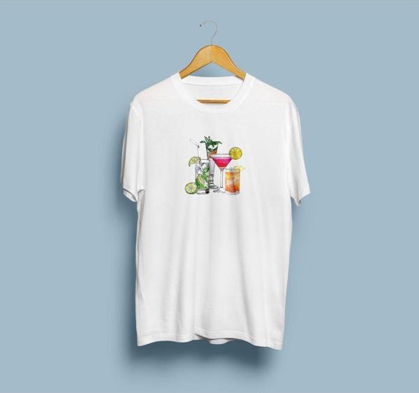 Oversize Kokteyl Tasarım Unisex T-shirt - Image 1