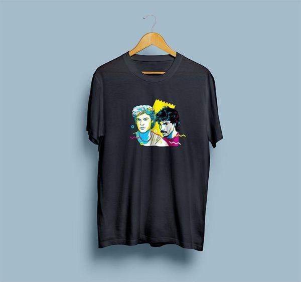 Oversize Hall & Oates Tasarım Unisex T-shirt - Image 1