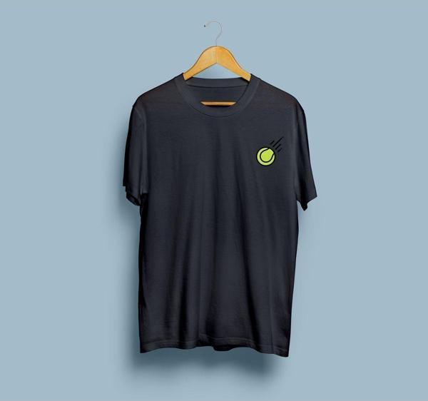 Oversize Tenis Topu Tasarım Unisex T-shirt - Image 1