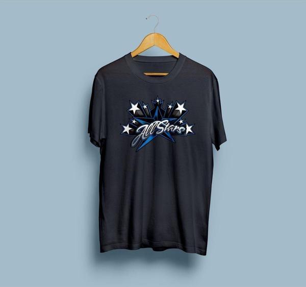 Oversize All Stars Tasarım Unisex T-shirt - Image 1