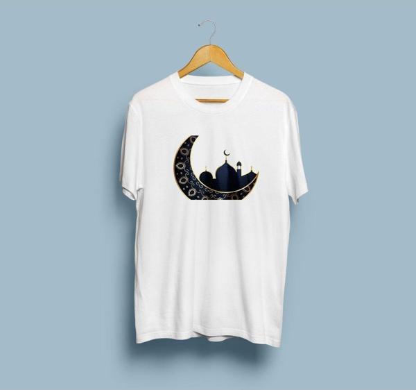 Oversize Mübarek Ramazan Bayramı Ayı tasarım unisex T-shirt - Image 1