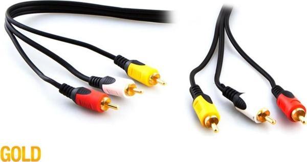 S-Lınk Sl-Rca20 3Rca To 3Rca 20M Gold Kablo çoklu renk - Image 1