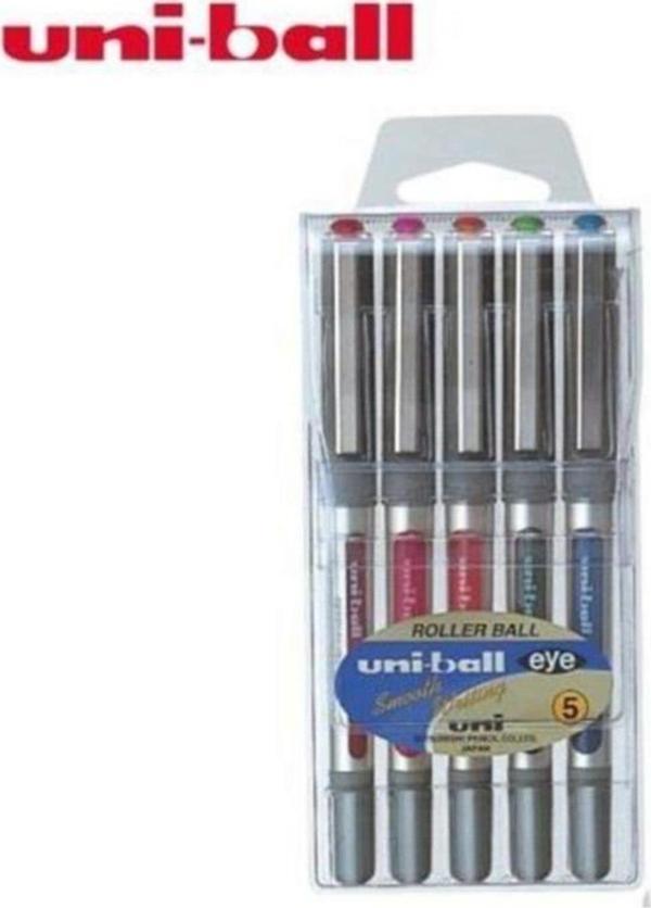 Uni-Ball Roller Kalem Eye Fine Bilye Uç 0.7 Mm 5 Li Karışık Renk (1 Adet)  - Image 1