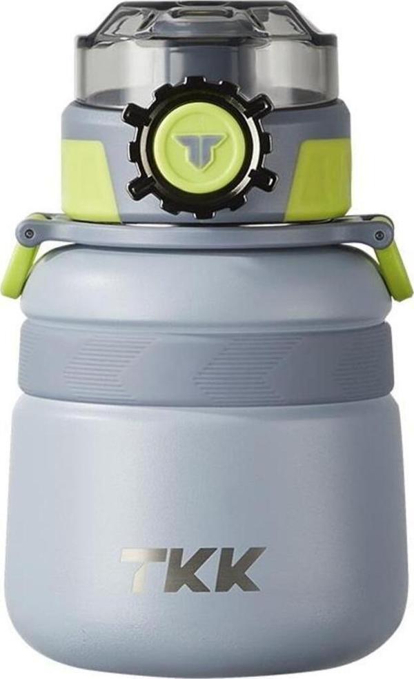 Tkk Çelik Çocuk Matarası 600Ml Gri Vision Gri - Image 1